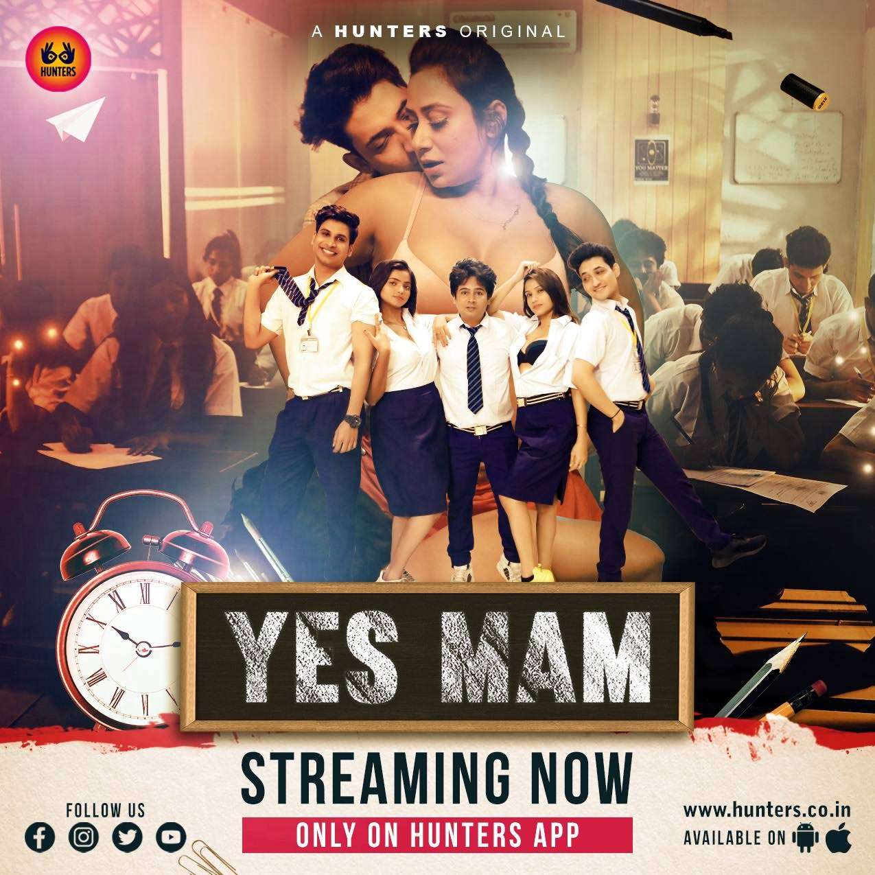 Yes Mam 2024 S01E02 Hunters Hindi Web Series 720p HDRip 450MB Download